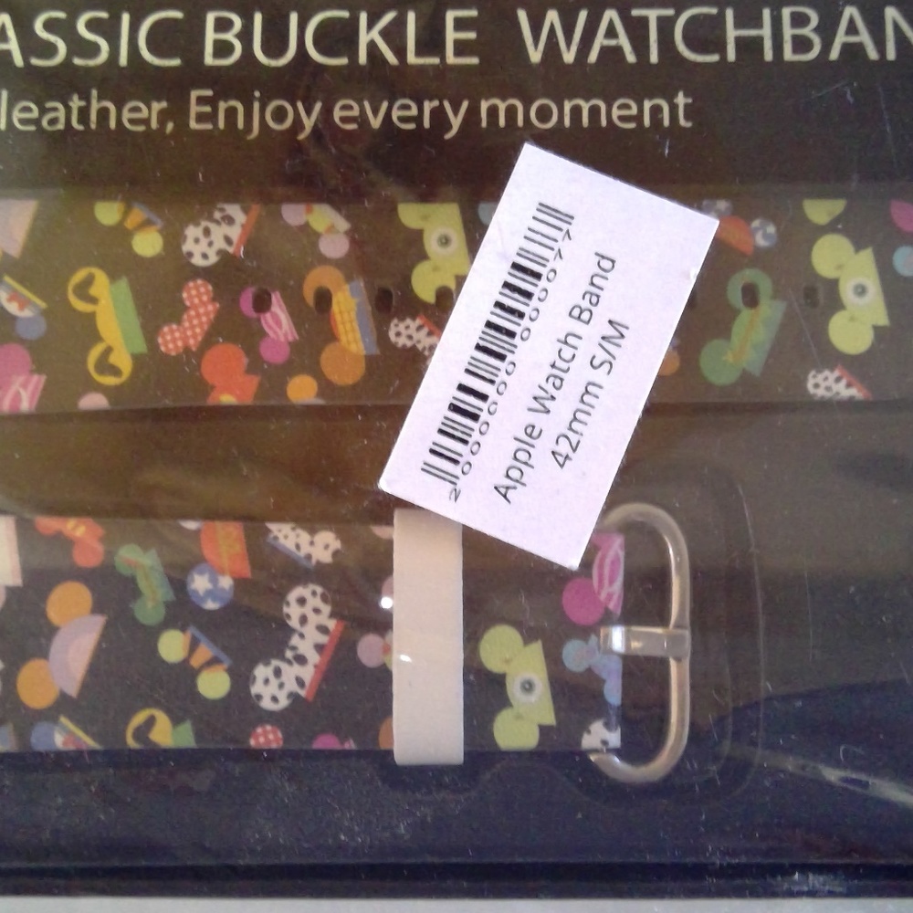 Leather Dsiney smart watch band for Apple watch